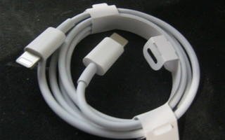 USB-C - Lightning iphone / ipad latauskaapeli 1m, takuu 12kk