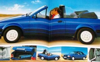 1984 Ford Escort Cabriolet esite  - KUIN UUSI
