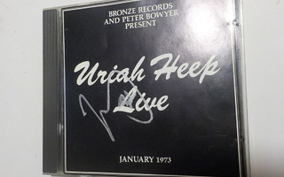 URIAH HEEP - LIVE JANUARY 1973 CD MICK BOXIN NIMMARILLA