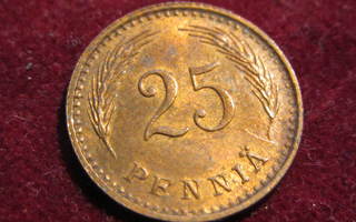 25 penniä 1943 Cu