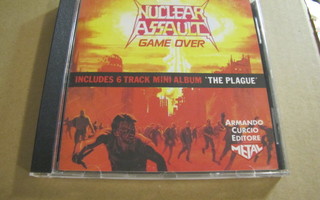 Nuclear Assault Game over + the plague cd soittamaton italia