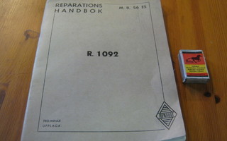 Korjaamokirja Renault R. 1092