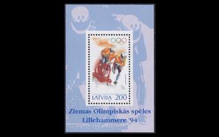 Latvia 368BL4 ** Lillehammerin olympialaiset (1994)