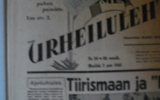 Suomen Urheilulehti Nro 10/1945 (25.2)