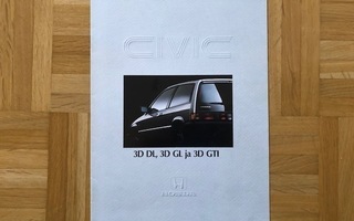 Esite Honda Civic 3D, DL / GL / GTI,  1985/1986