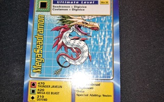 Digimon keräilykortti MegaSeadramon