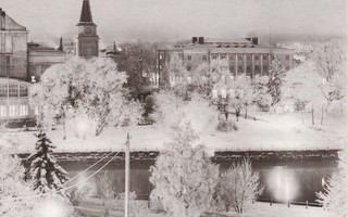 KORTTI, Tampere, Tammerkosken ranta  vuosi 1953