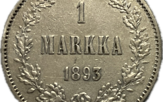 1 Markka 1893 Hopeaa (868)