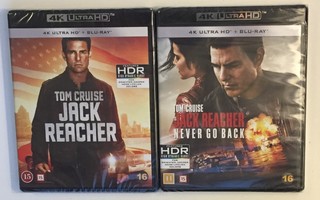 Jack Reacher & Jack Reacher - Never go back 4K Ultra HD UUSI