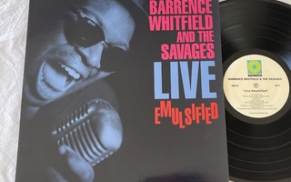 Barrence Whitfield - Live Emulsified (HUIPPULAATU LP)