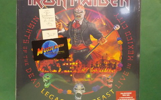 IRON MAIDEN - NIGHTS OF THE DEAD (LIVE IN MEX)-UUSI 180g 3LP