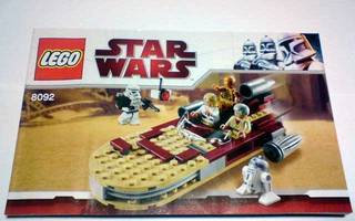 Lego Ohjekirja 8092 Luke´s Landspeeder ( Star Wars )