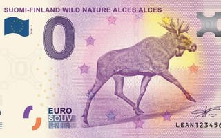 *NOLLA-EURO*2019*SUOMI-FINLAND WILD NATURE-2*HIRVI*