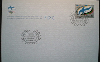 FDC Suomen Olympiakomitea 1. lk 24.8.2007 - LaPe 1854