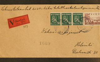 # 19219 # V-Vuolijoki kirje Helsinki - 1946