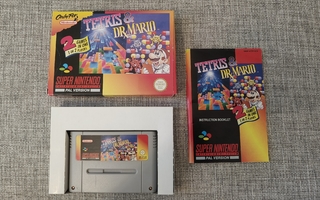 SNES: Tetris & Dr. Mario (CIB, SCN, Suomiohjeet)