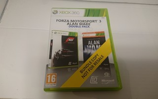 Forza motorsport / Alan Wake double pack Xbox 360