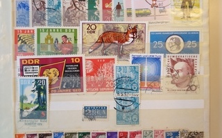 Saksalaisia postimerkkejä erä