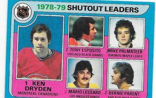 1977-78 Topps #8 Tony Esposito ,Ken Dryden & Bernie Parent