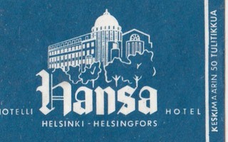 Helsinki, Hotelli Hansa  b325