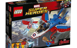 LEGO # SUPER HEROES # 76076 : Captain America Jet Pursuit