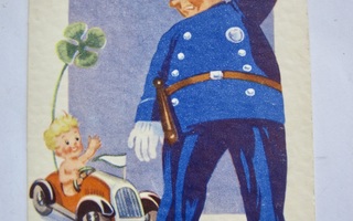 VANHA Postikortti Tilgmann Poliisi 1920-l