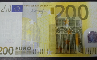 200 euron seteli/ Draghi