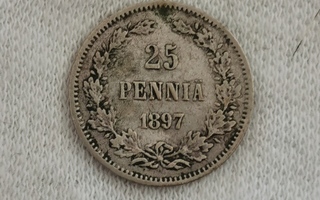 25 penniä 1897, Suomi