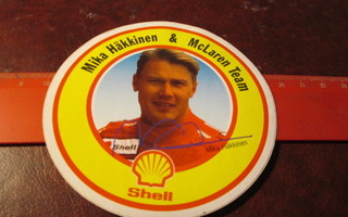 Mika Häkkinen & McLaren Team Shell tarra