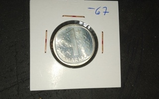 Hopea1markan kolikko 1967