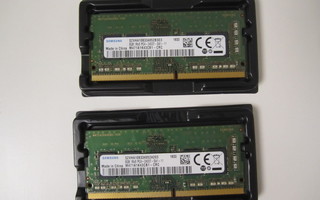 Kannettavan muistia 16GB (2*8GB) DDR4 PC4-2400T-SA1-11