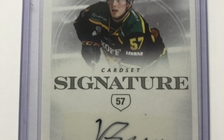2019-20 Cardset Signature /125 Jarkko Parikka