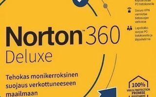 Norton 360 Deluxe 5 laitetta, 15kk