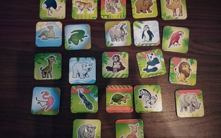 Varaosat peliin - Zoopanic - eläin kortit