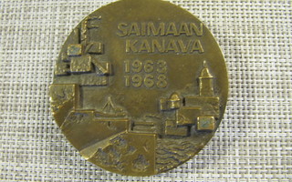 Saimaan Kanava mitali 1968 / H.Häiväoja -68.