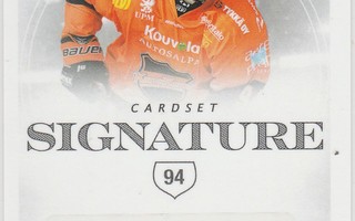 2019/20 Cardset  Signature Anrei Hakulinen , KooKoo