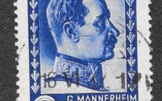 Mannerheim 70v 1937 (LAPE 203) O