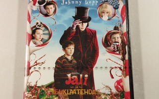 (SL) UUSI! DVD) Jali ja Suklaatehdas (2005) Johnny Depp
