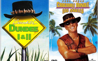 Crocodile Dundee leffat 1-3 Paul Hogan, suomi tekstitys 3DVD