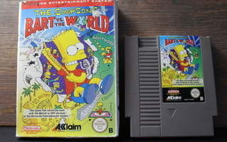 NES The Simpsons: Bart VS. The World (PAL-B/SCN) (B)