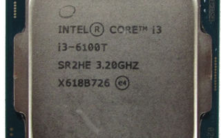 Intel Core i3-6100T 3.2 GHz prosessori pöytäkoneisiin