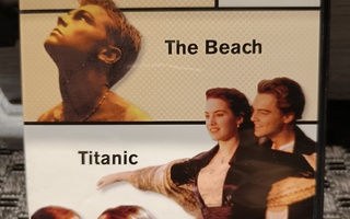 Beach & Titanic & Romeo ja Julia DVD Suomijulkaisu