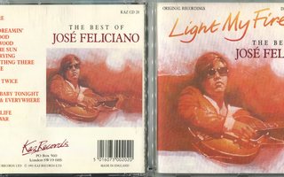 JOSE FELICIANO . CD-LEVY . LIGHT MY FIRE - THE BEST OF