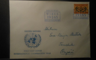 FDC - Kansainvälinen yhteistoiminan vuosi 1965