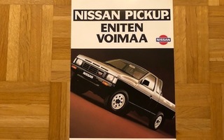 Esite Nissan Pickup D21, myös King Cab. 1988