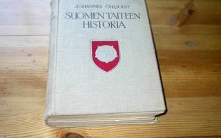Johannes Öhquist: SUOMEN TAITEEN HISTORIA *1910 1.p*