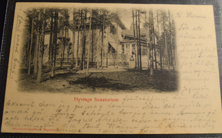 Hyvinkään Sanatoorio, 1902