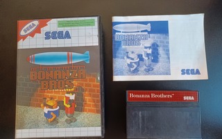 Sega Master System: Bonanza Bros (CIB)