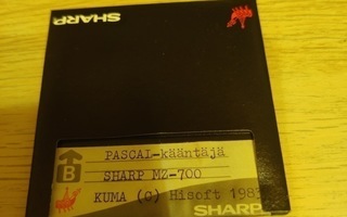Sharp mz-700 pascal kääntäjä 3" disk