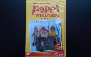 DVD: Peppi Pitkätossu TV-Sarja DVD 5 (1969/2014). UUSI